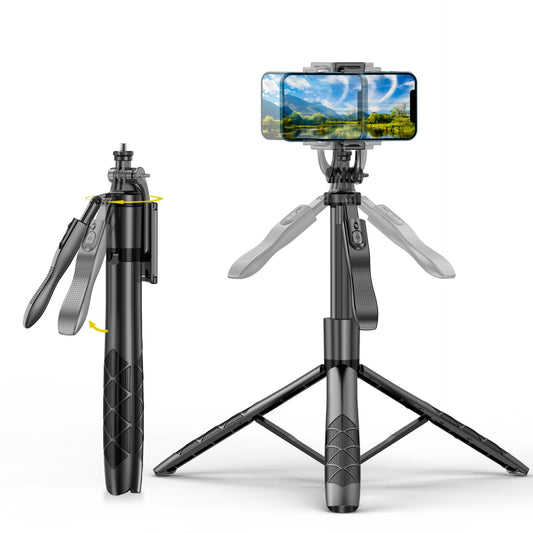 SelfieTrack360™ Smart Tripod – Trépied selfie Bluetooth 2-en-1