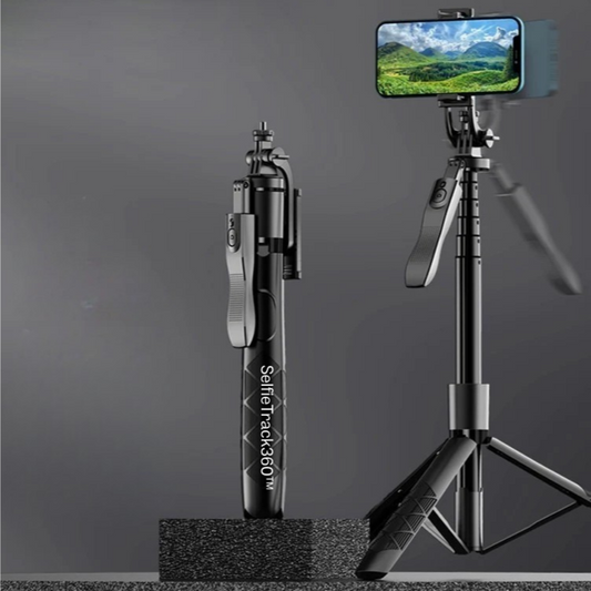 SelfieTrack360™ Smart Tripod – Trépied selfie Bluetooth 2-en-1
