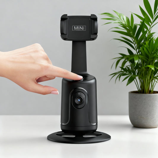 SelfieTrack360™ Le nouveau stabilisateur à suivi de mouvements IA